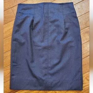 J. Tiktiner VTG? French Straight Pencil Skirt High Waist Blue 38/6